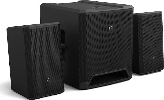 LD Systems DAVE 12 G4X - Compact 2.1 powered PA system