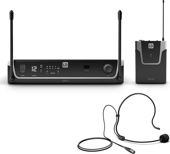 LD Systems U304.7  BPH (USA Version) - Wireless Microphone System with Bodypack and Headset - 470 - 490 MHz (only available in the USA)