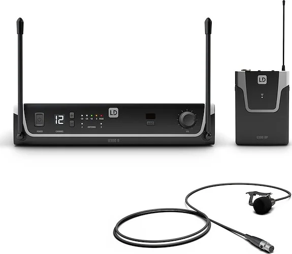 LD Systems U304.7 BPL (USA Version) - Wireless Microphone System with Bodypack and Lavalier Microphone - 470 - 490 MHz (only available in the USA)