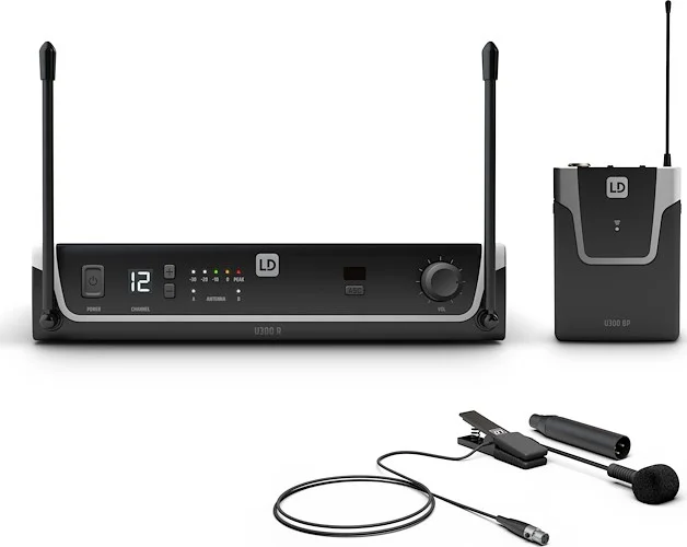 LD Systems U304.7 BPW (USA Version) - Wireless Microphone System with Bodypack and Brass Instrument Microphone - 470 - 490 MHz (only available in the USA)