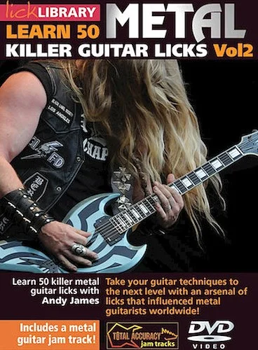 Learn 50 Metal Killer Guitar Licks - Volume 2