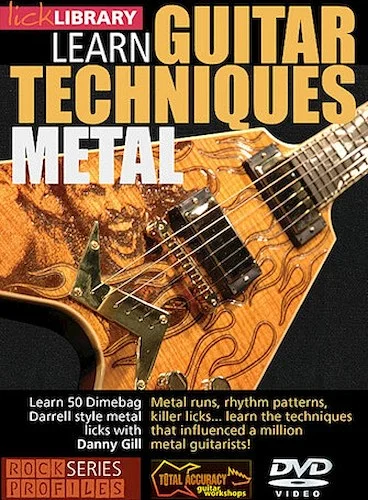 Learn Guitar Techniques: Metal - Dimebag Darrell Style