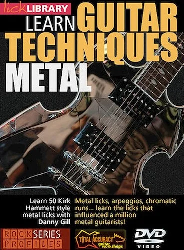 Learn Guitar Techniques: Metal - Kirk Hammett Style