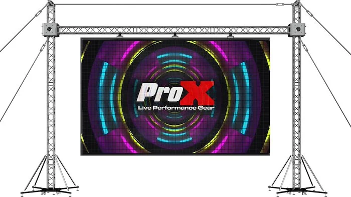 LED Screen Display Panel Video Fly Wall Truss Ground Support System 30'W x 23'H Outdoor w/ Hoist