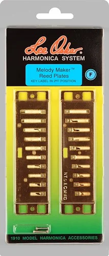 Lee Oskar 1910MMRP-F Melody Maker Replacement Reed Plates. F