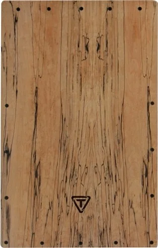 Legacy Series Cajon Spalted Maple Replacement Front Plate