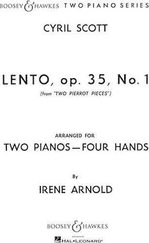 Lento, Op. 35, No. 1 - from Two Pierrot Pieces