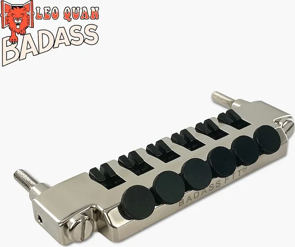 Leo Quan® Badass FTT™ Fine Tuner Tailpiece<br>Nickel