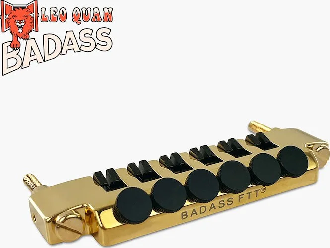 Leo Quan® Badass FTT™ Fine Tuner Tailpiece<br>Gold