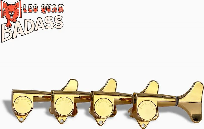 Leo Quan® Badass SGT™ Bass Keys - Sealed - 4-in-line set<br>Gold