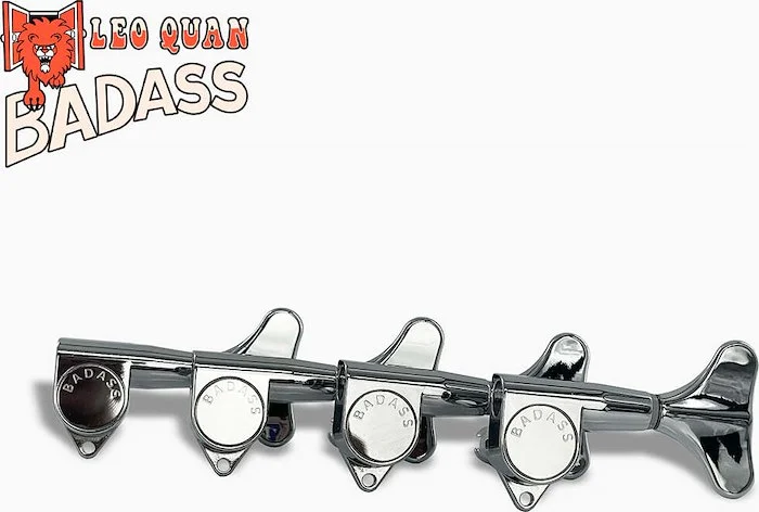 Leo Quan® Badass SGT™ Bass Keys - Sealed - 4-in-line set<br>Chrome