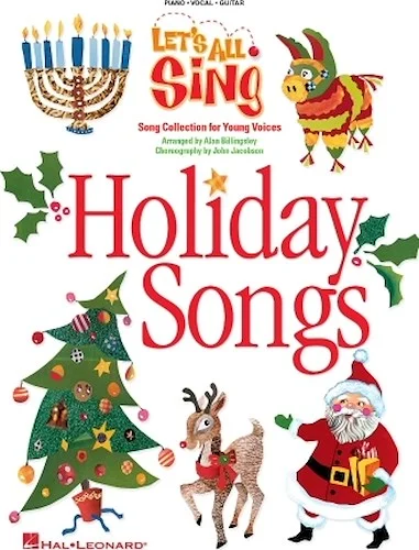 Let's All Sing Holiday Songs - Song Collection for Young Voices