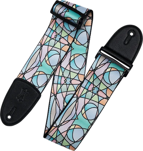 Levy's Stained Glass Guitar Strap-Pastel