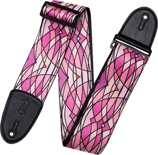 Levy's Stained Glass Guitar Strap - Pink