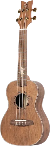 Lizard Series Left-Handed Concert Acoustic-Electric Ukulele w/ Bag