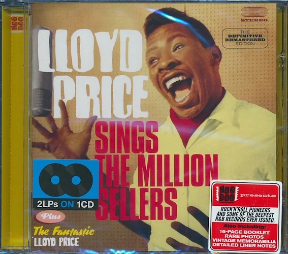 Lloyd Price - Sings The Millon Sellers + The Fantastic Lloyd Price (2 albums on 1 CD) (31 tracks) (incl. 16-page booklet) (remastered) (24-bit mastering)