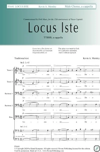 Locus Iste - Kevin A. Memley Choral Series