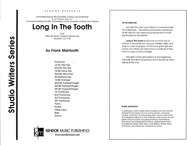 Long In The Tooth (Full Score)