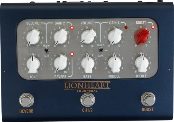 Loudpedal 60-watt 2 channel Lionheart amplifier, Tom Quayle signature