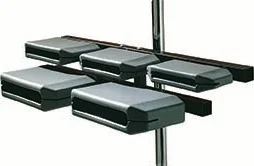 LP Latin Percussion LP1210 Granite Block Set w/ Mounting Clamp