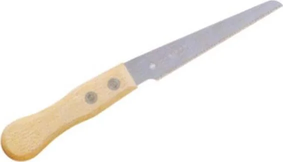 LT-4861-000 Flush cutting saw, single edge, 3-15/16" blade length, with wood handle<br>