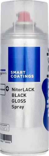 LT-9605-000 - Nitorlack Gloss Black 400ml Aerosol<br>