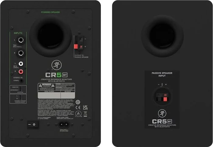 Mackie CR5BT 5.25" Powered Studio Monitors