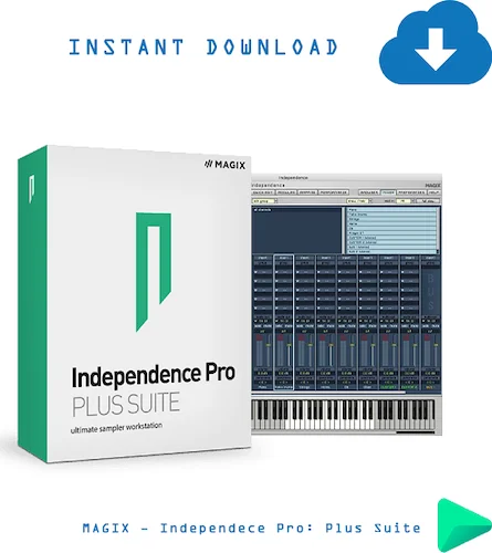 MAGIX Independence Pro Plus Suite (Download)<br>12GB world-class sample workstation with 500 patches, Origami reverb & FX