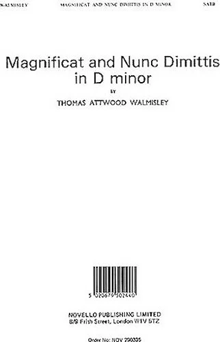 Magnificat and Nunc Dimittis in D minor