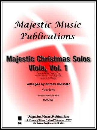 Majestic Christmas Solos -Viola, Vol. 1