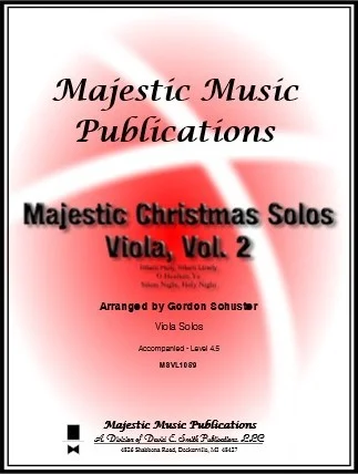 Majestic Christmas Solos -Viola, Vol. 2