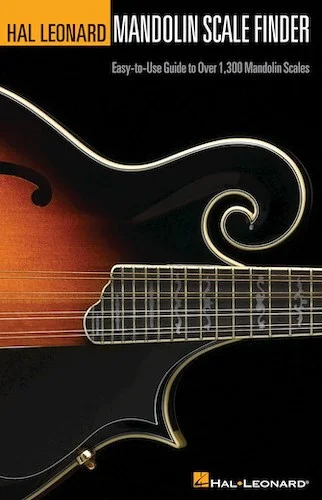 Mandolin Scale Finder - Easy-to-Use Guide to Over 1,300 Mandolin Chords
6 inch. x 9 inch. Edition