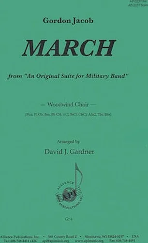 March from "An Original Suite for Military Band" - Arranged for Woodwind Choir