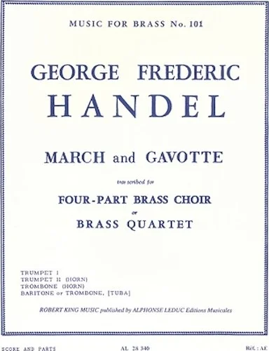 March And Gavotte (brass Quartet)