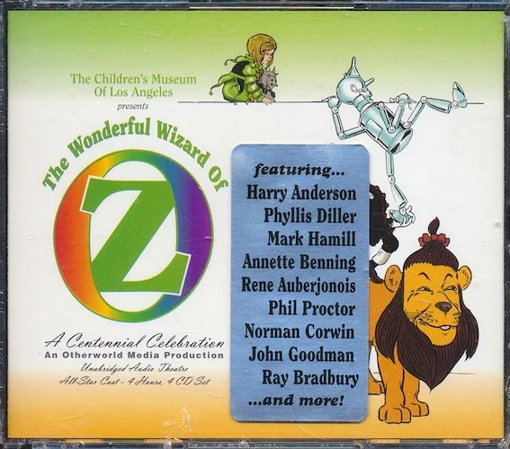 Mark Hamill, Phyllis Diller, Robert Guillaume, Harry Anderson, Etc. - The Children's Museum Of Los Angeles Presents The Wonderful Wizard Of Oz: A Centennial Edition (35 tracks) (4xCD) (incl. large booklet)