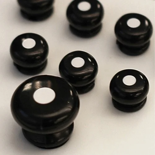 MARTIN PIN SET BLACK/WHT INLAY