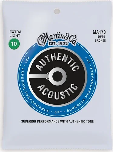  Martin Strings,  80/20 Bronze,Extra Light 10