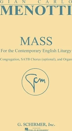 Mass Congregation Part For Contemporary English Liturgy