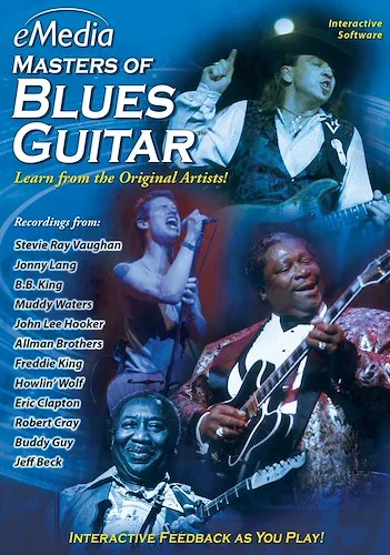 Masters Blues Guitar Mac 10.5 to 10.14, 32-bit  (Download)<br>Masters of Blues Guitar [Mac 10.5 to 10.14, 32-bit only]
