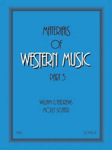 Materials of Western Music