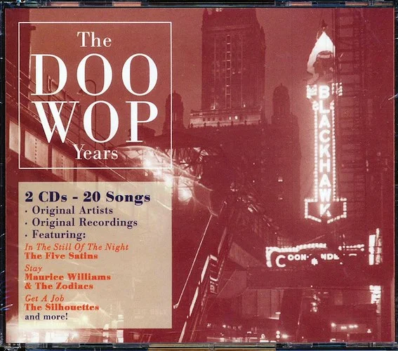 Maurice Williams & The Zodiacs, The Five Satins, The Silhouettes, Etc. - The Doo Wop Years (20 tracks) (2xCD) (incl. large booklet)