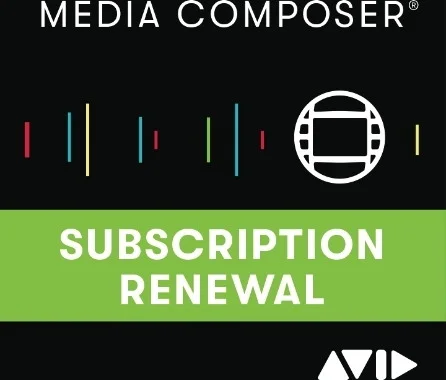 Media Composer 1-Year Subscription Renewal Download Code Only<br> (Download)