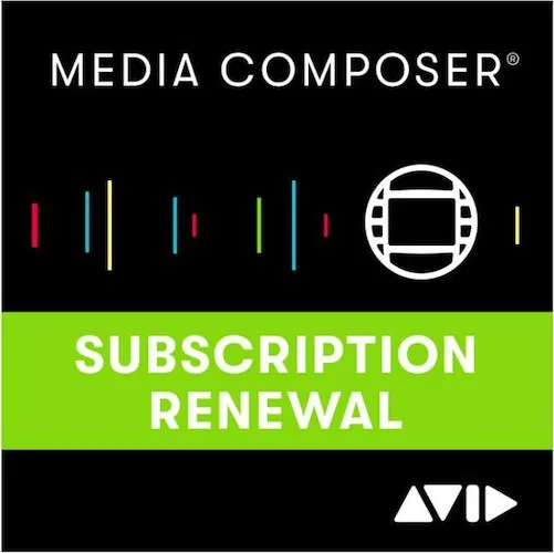 Media Composer 1Y Subscription RENEW (Download)<br>Media Composer 1Y Subscription RENEW