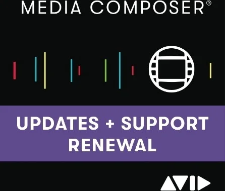 Media Composer Perpetual 1-year Updates + Standard Support Plan Renewal<br>Download Code (Download) Image