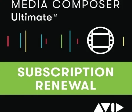 Media Composer: Ultimate 1-Year Subscription Renewal Download Code Only<br> (Download)