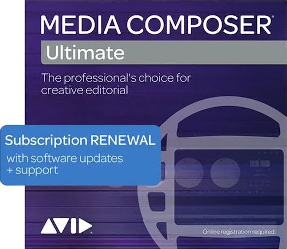Media Composer Ultimate 2Y Subscription RENEW (Download)<br>Media Composer Ultimate 2Y Subscription RENEW