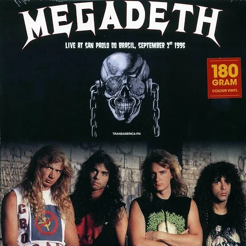 Megadeth - Live At Sao Paolo Do Brasil, September 2nd 1995 (180g) (white vinyl)