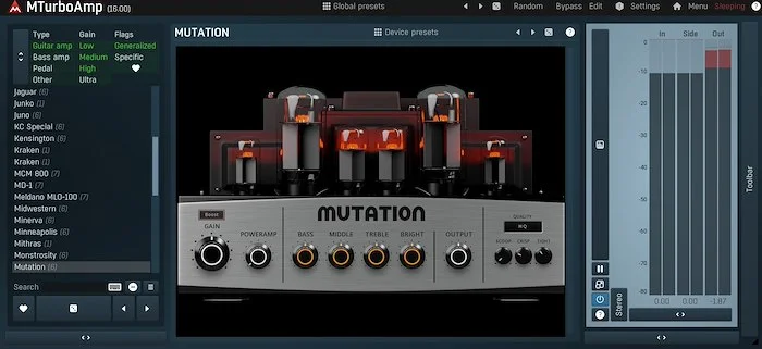 Melda MTurboAmp (Download)<br>Guitar Amp simulator