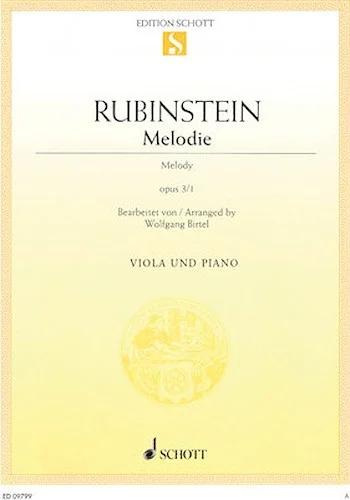 Melodie  Op. 3, No. 1