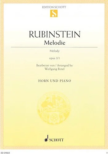 Melodie Op. 3, No. 1